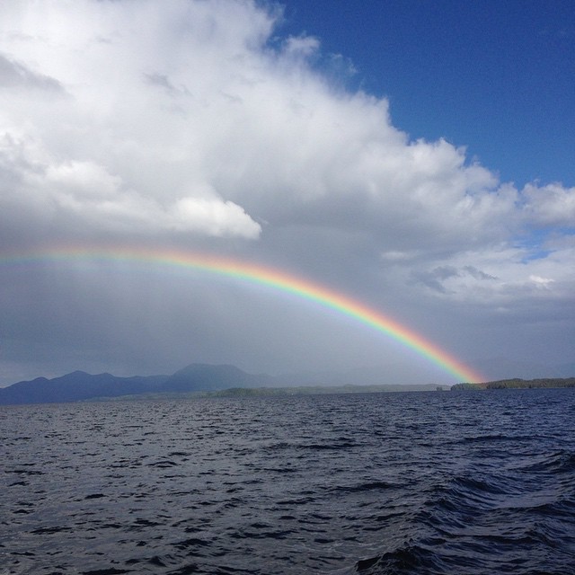 Somewhere over the rainbow in the Great Bear rainforest